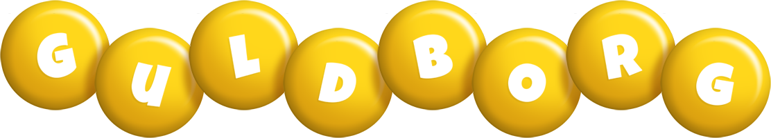 Guldborg candy-yellow logo