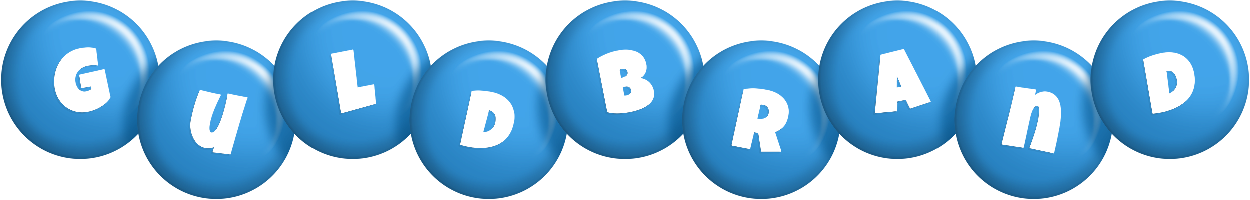 Guldbrand candy-blue logo