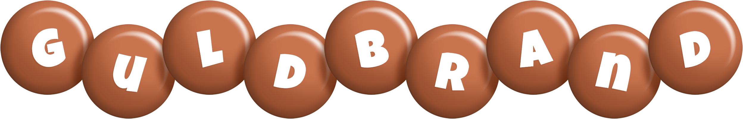 Guldbrand candy-brown logo