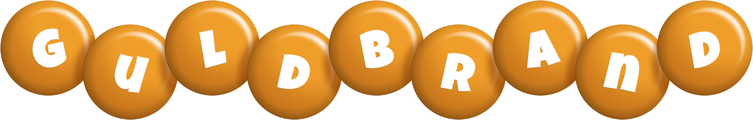 Guldbrand candy-orange logo