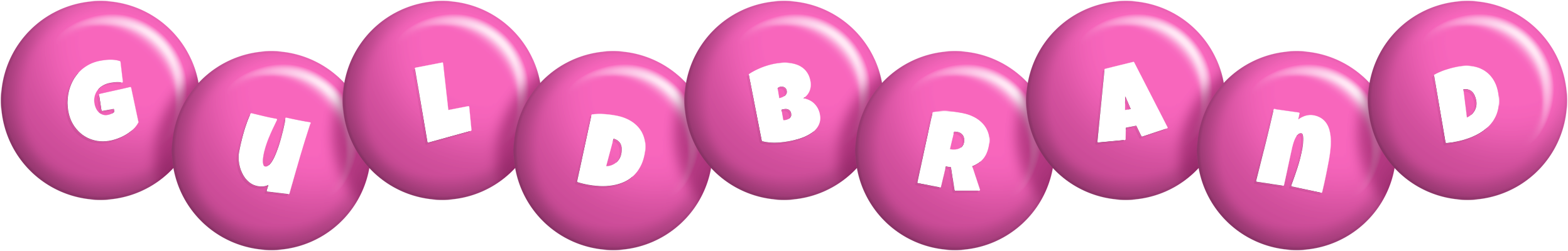 Guldbrand candy-pink logo