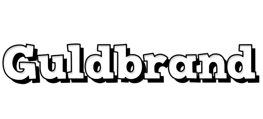 Guldbrand snowing logo