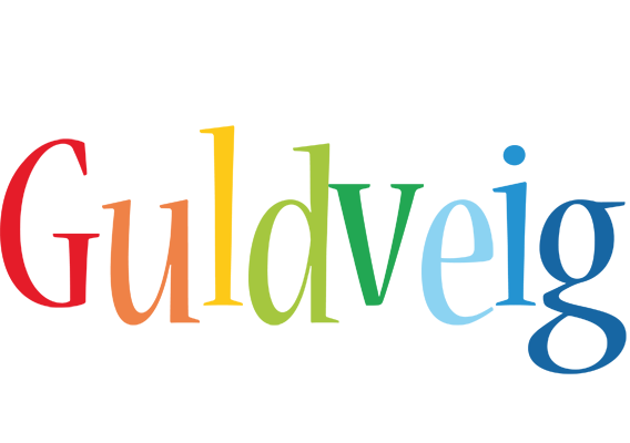 Guldveig birthday logo