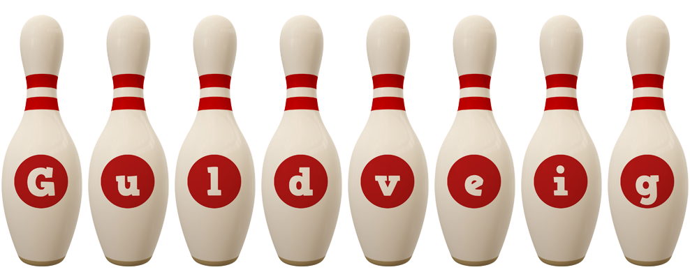 Guldveig bowling-pin logo