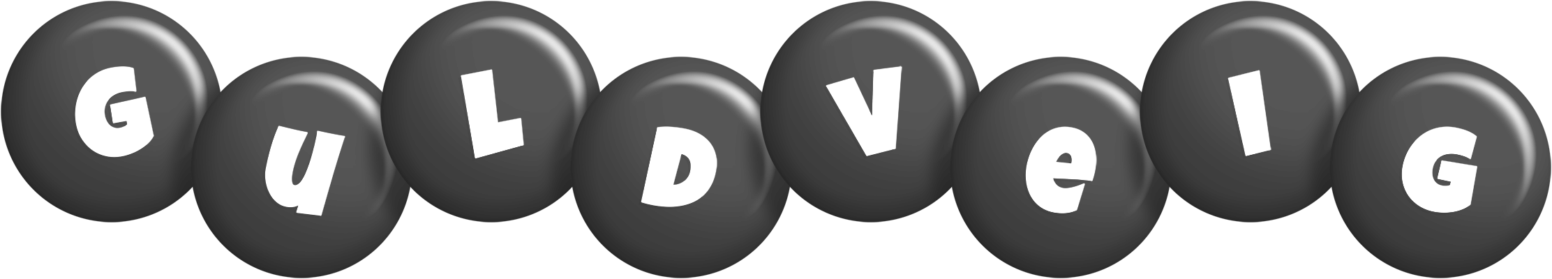 Guldveig candy-black logo