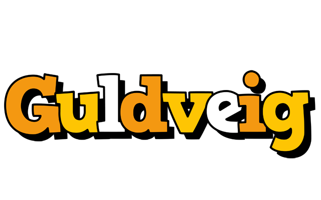 Guldveig cartoon logo