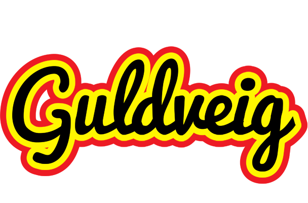 Guldveig flaming logo