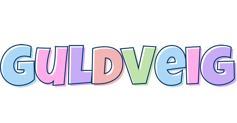Guldveig pastel logo