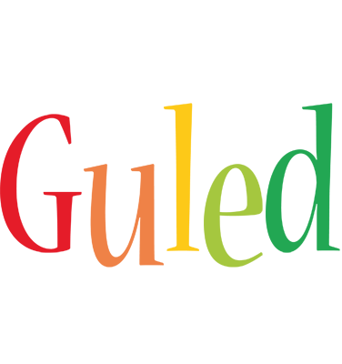 Guled birthday logo