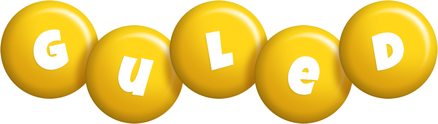 Guled candy-yellow logo
