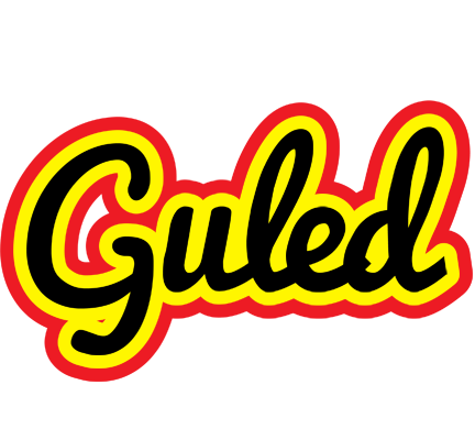 Guled flaming logo