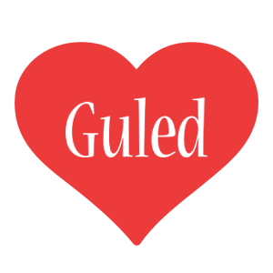 Guled love logo