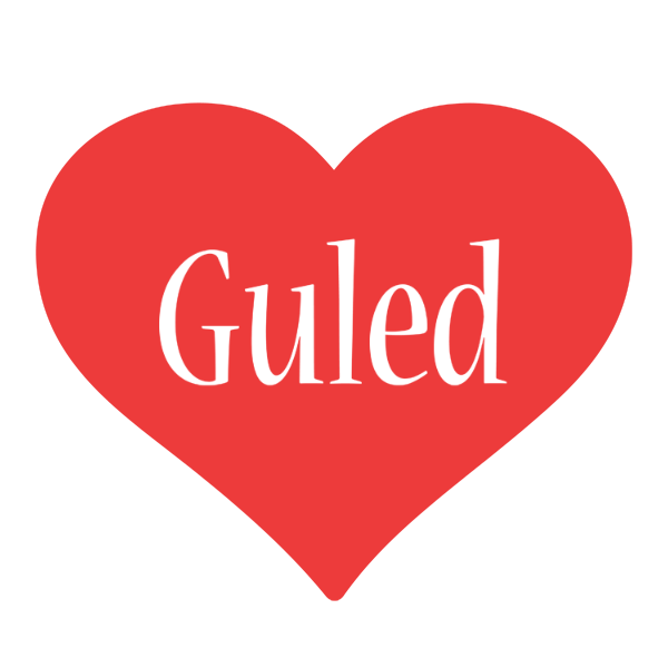 Guled love logo