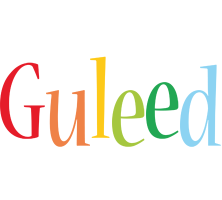 Guleed birthday logo