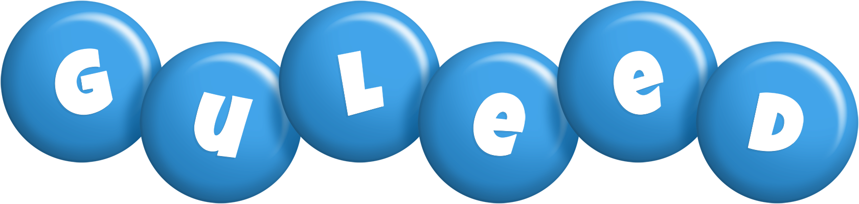 Guleed candy-blue logo