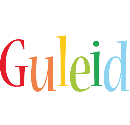 Guleid birthday logo