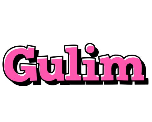 Gulim girlish logo