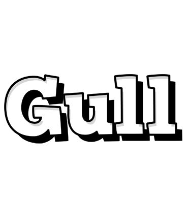 Gull snowing logo