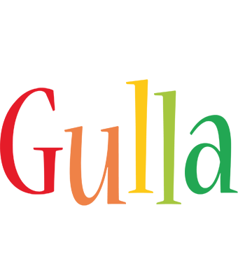 Gulla birthday logo