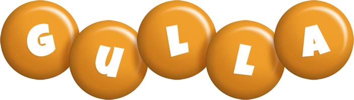 Gulla candy-orange logo