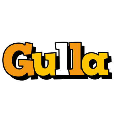 Gulla cartoon logo