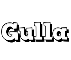 Gulla snowing logo