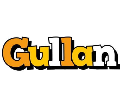 Gullan cartoon logo
