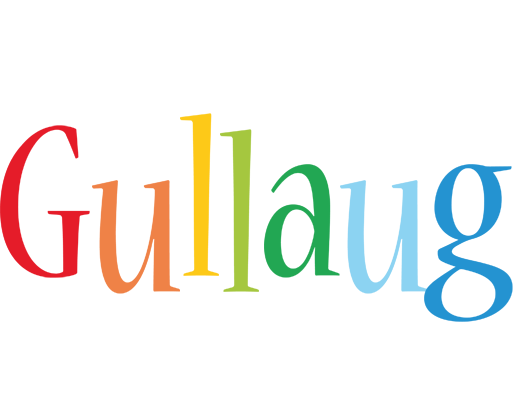 Gullaug birthday logo