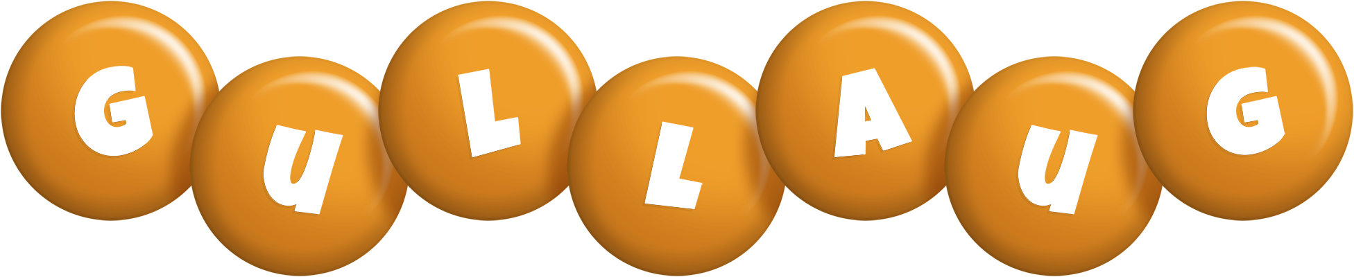 Gullaug candy-orange logo