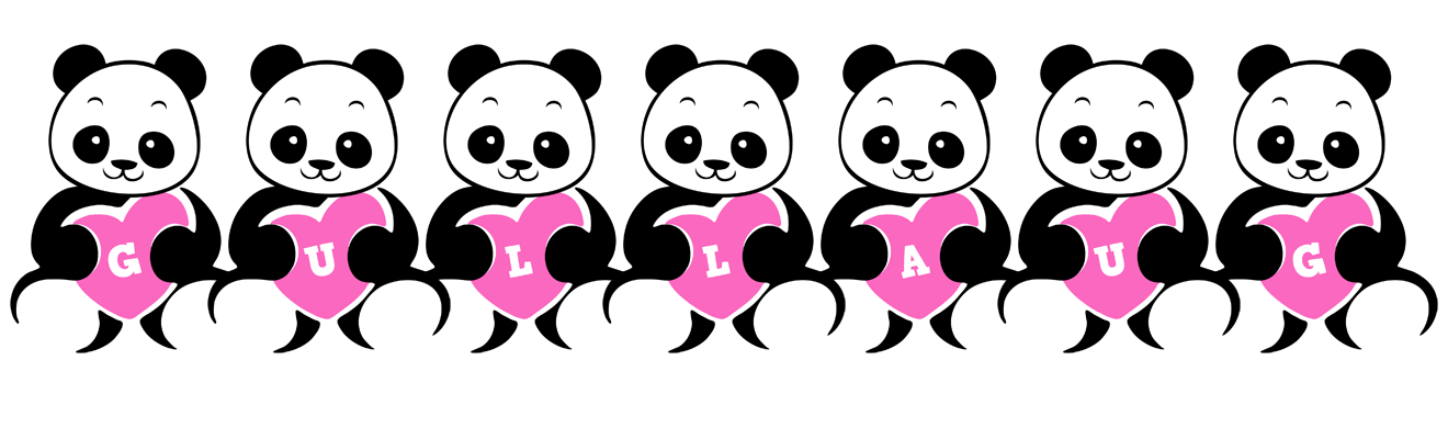 Gullaug love-panda logo
