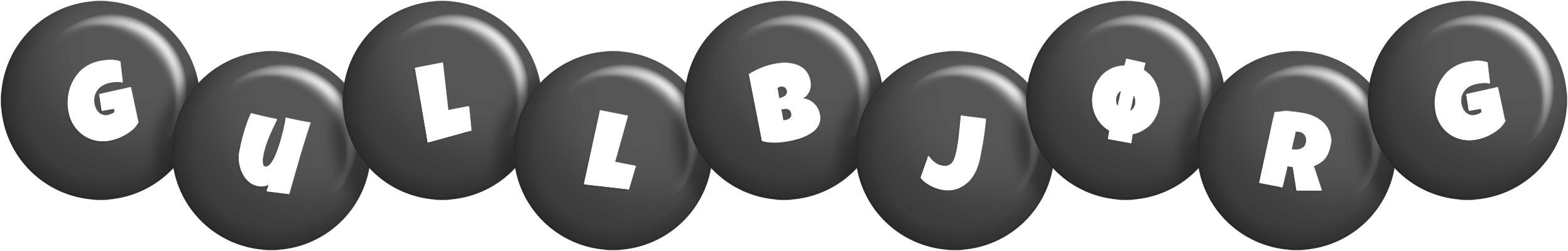 Gullbjørg candy-black logo