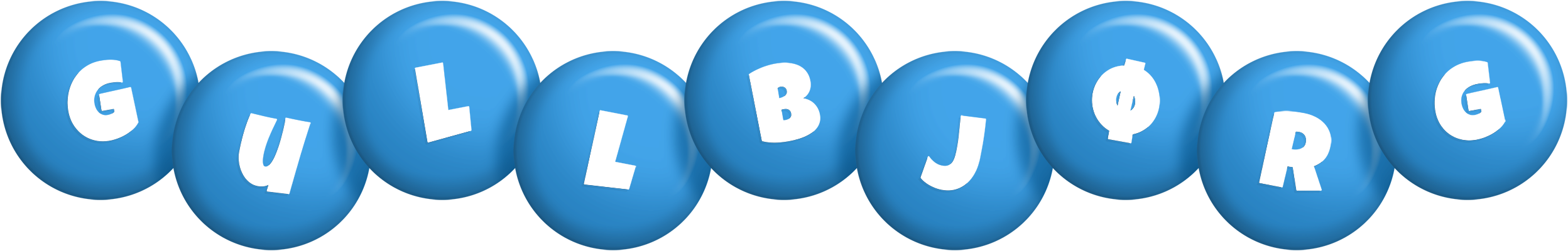 Gullbjørg candy-blue logo