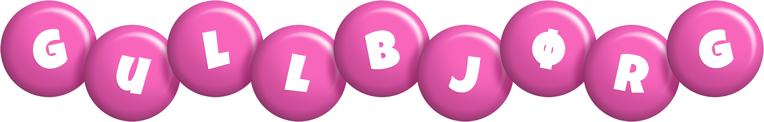Gullbjørg candy-pink logo