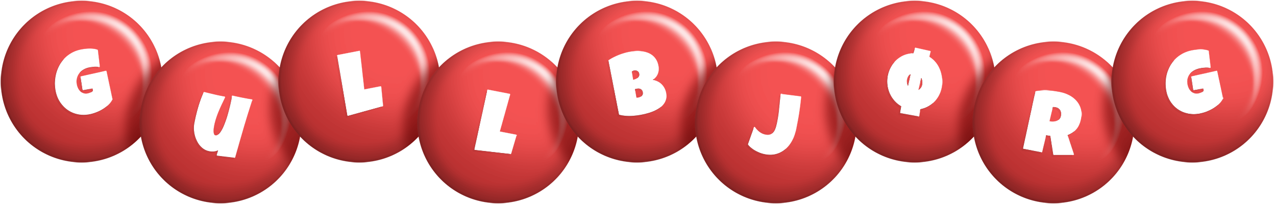 Gullbjørg candy-red logo