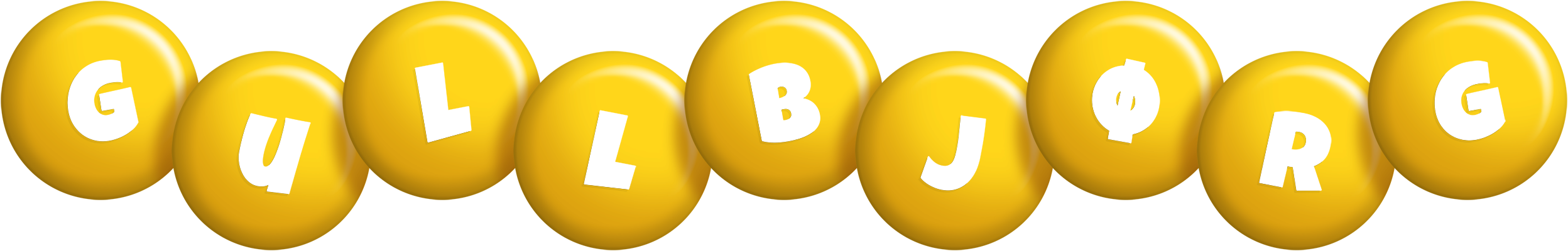 Gullbjørg candy-yellow logo