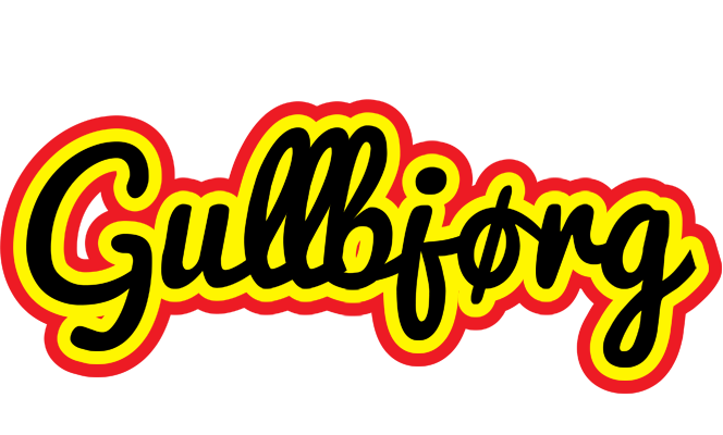 Gullbjørg flaming logo