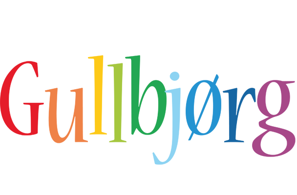 Gullbjørg birthday logo