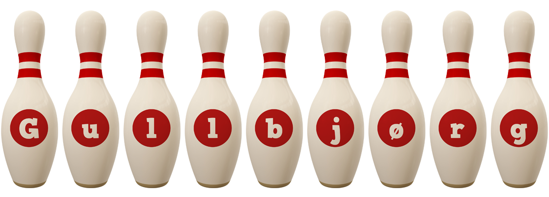 Gullbjørg bowling-pin logo