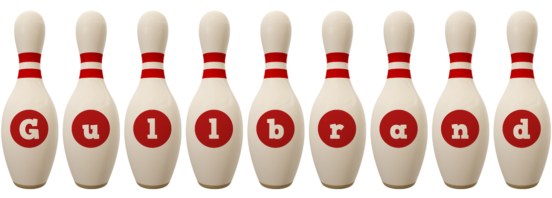 Gullbrand bowling-pin logo