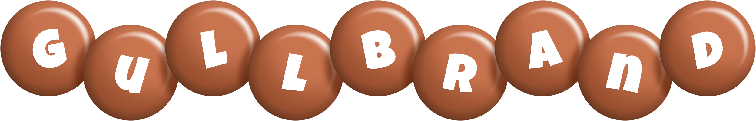 Gullbrand candy-brown logo