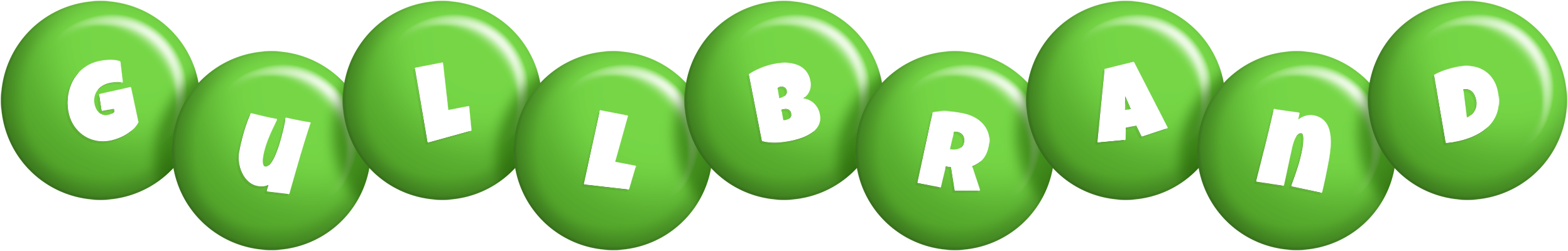 Gullbrand candy-green logo