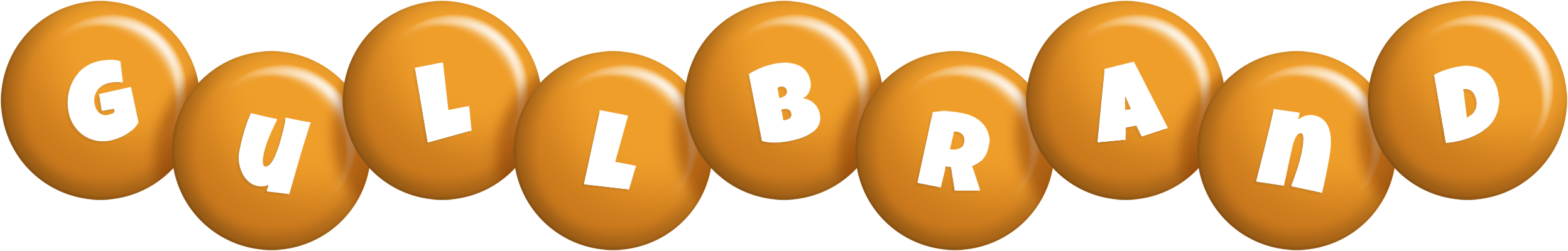 Gullbrand candy-orange logo