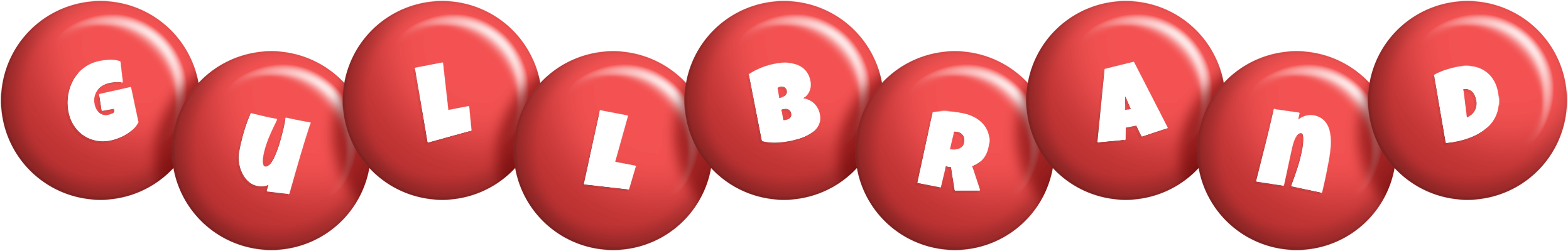 Gullbrand candy-red logo