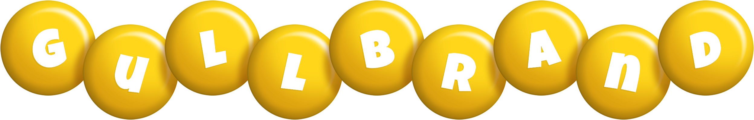 Gullbrand candy-yellow logo