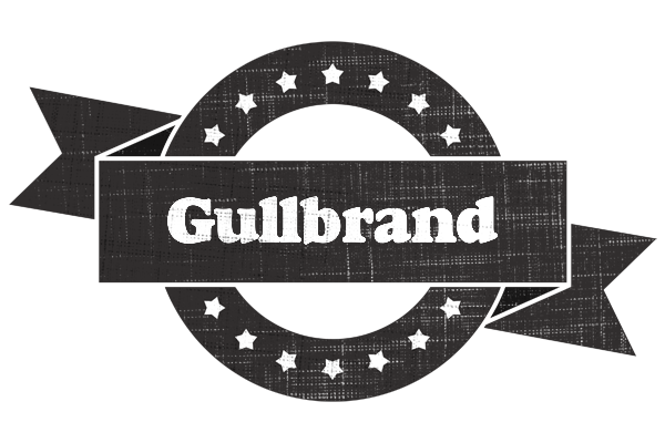 Gullbrand grunge logo