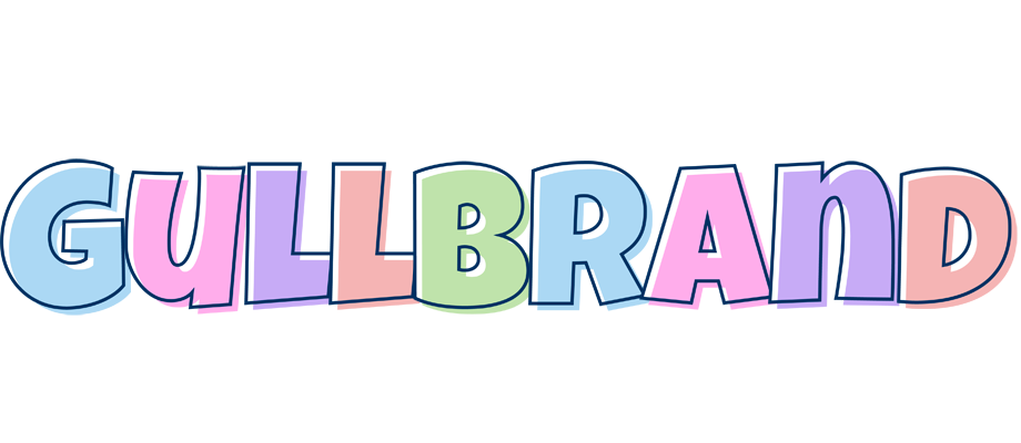Gullbrand pastel logo