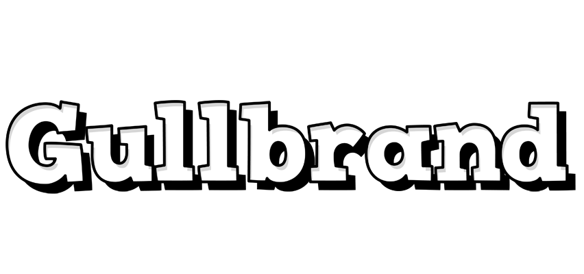 Gullbrand snowing logo