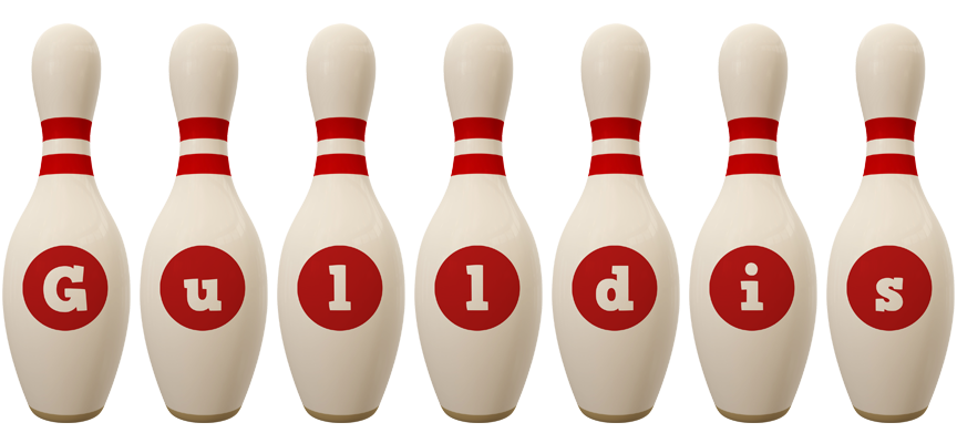 Gulldis bowling-pin logo