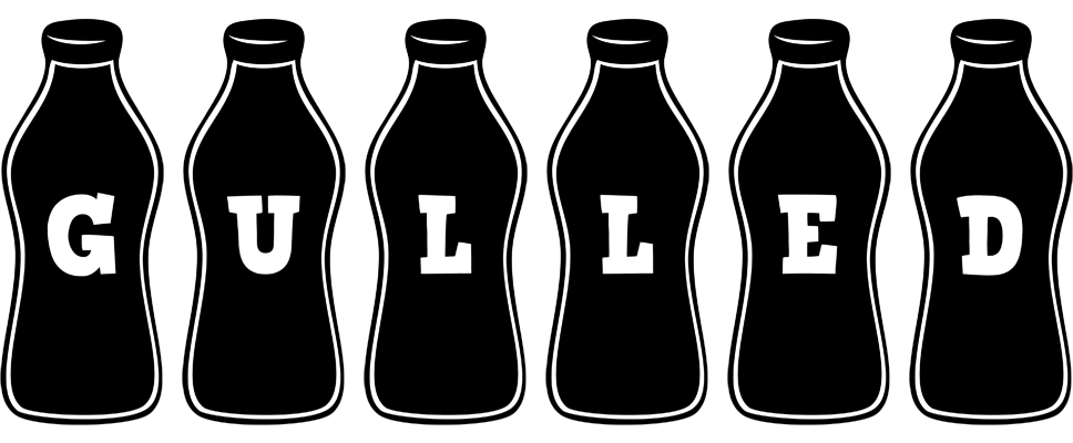 Gulled bottle logo