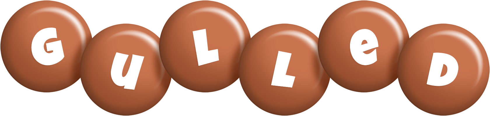 Gulled candy-brown logo
